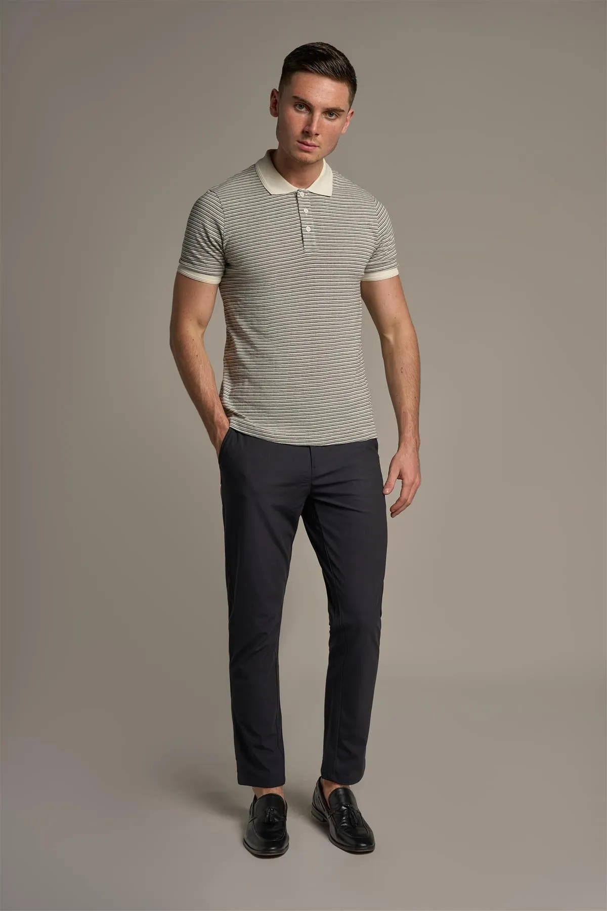 Lance Ecru Polo sold by House of Cavani product image thumbnail 2