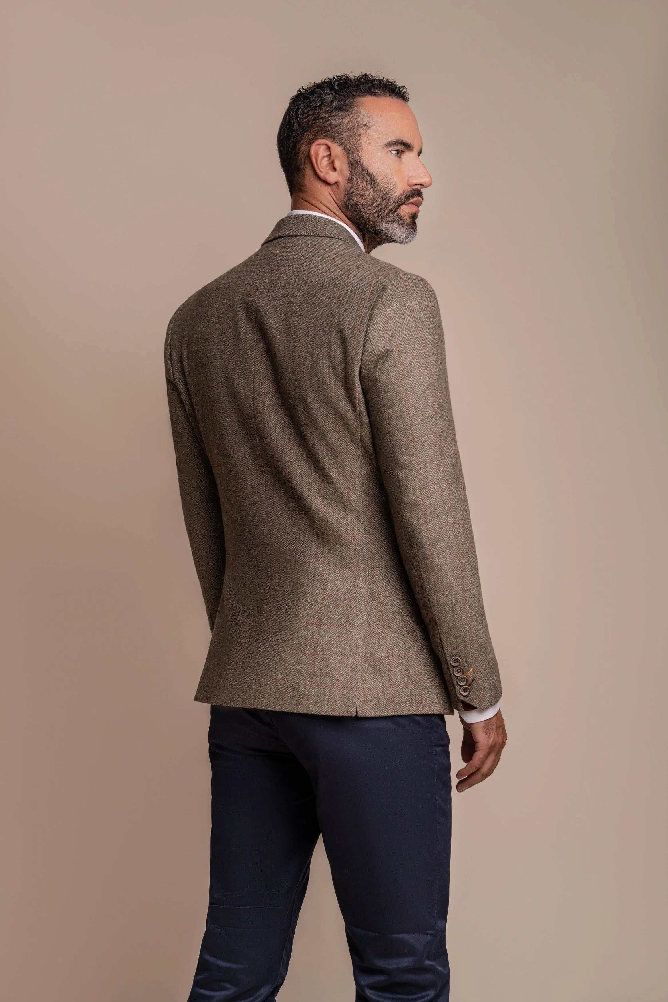 Gaston Sage with Dakota Navy Chino sold by House of Cavani product image thumbnail 3