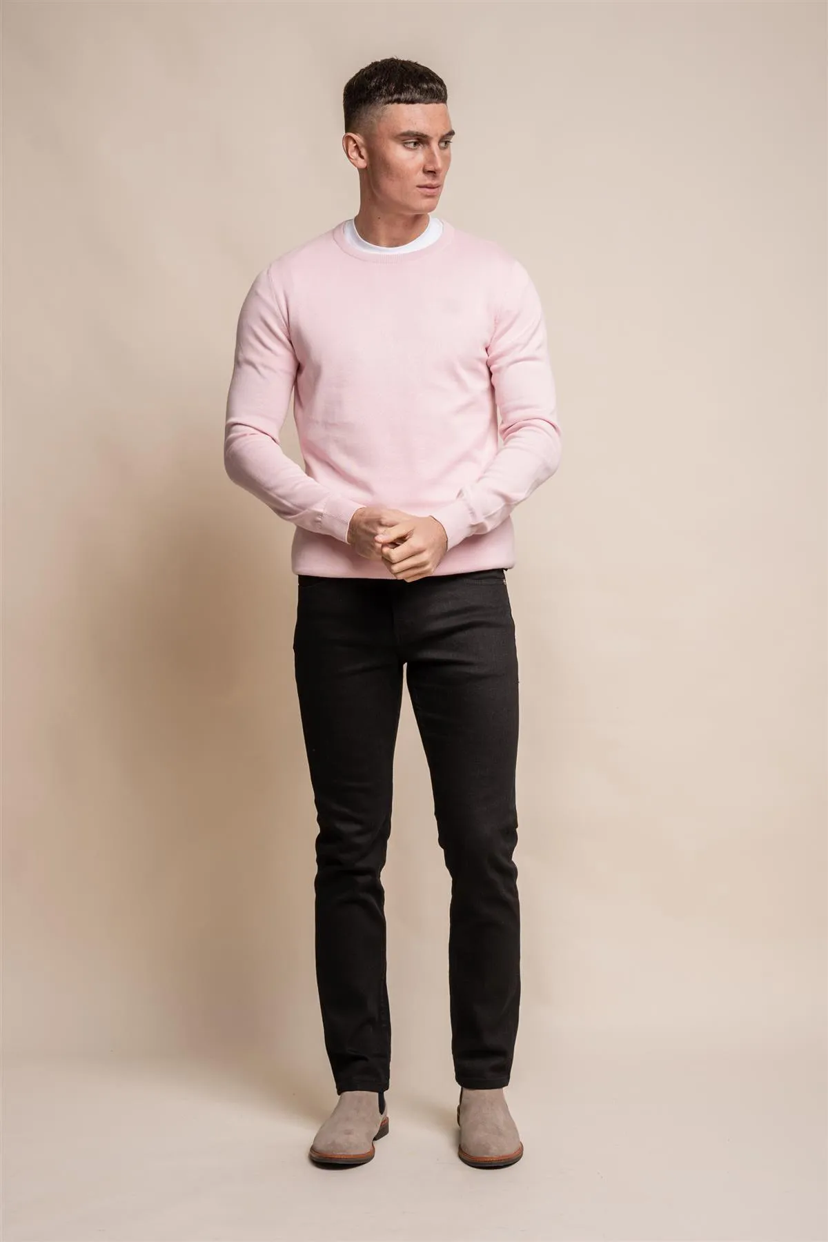 KN101 Crewneck Knit sold by House of Cavani product image thumbnail 2
