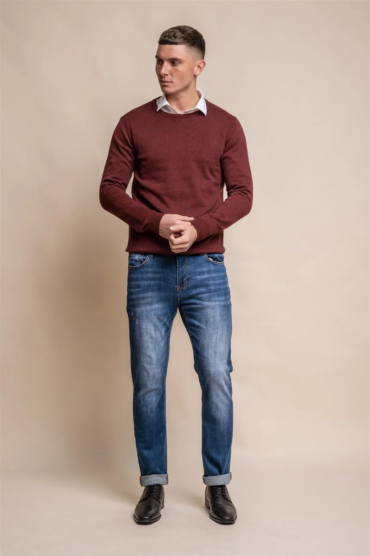 KN101 Crewneck Knit sold by House of Cavani product image thumbnail 5