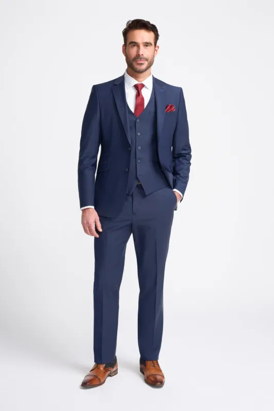 Bond Navy Three Piece Suit sold by House of Cavani