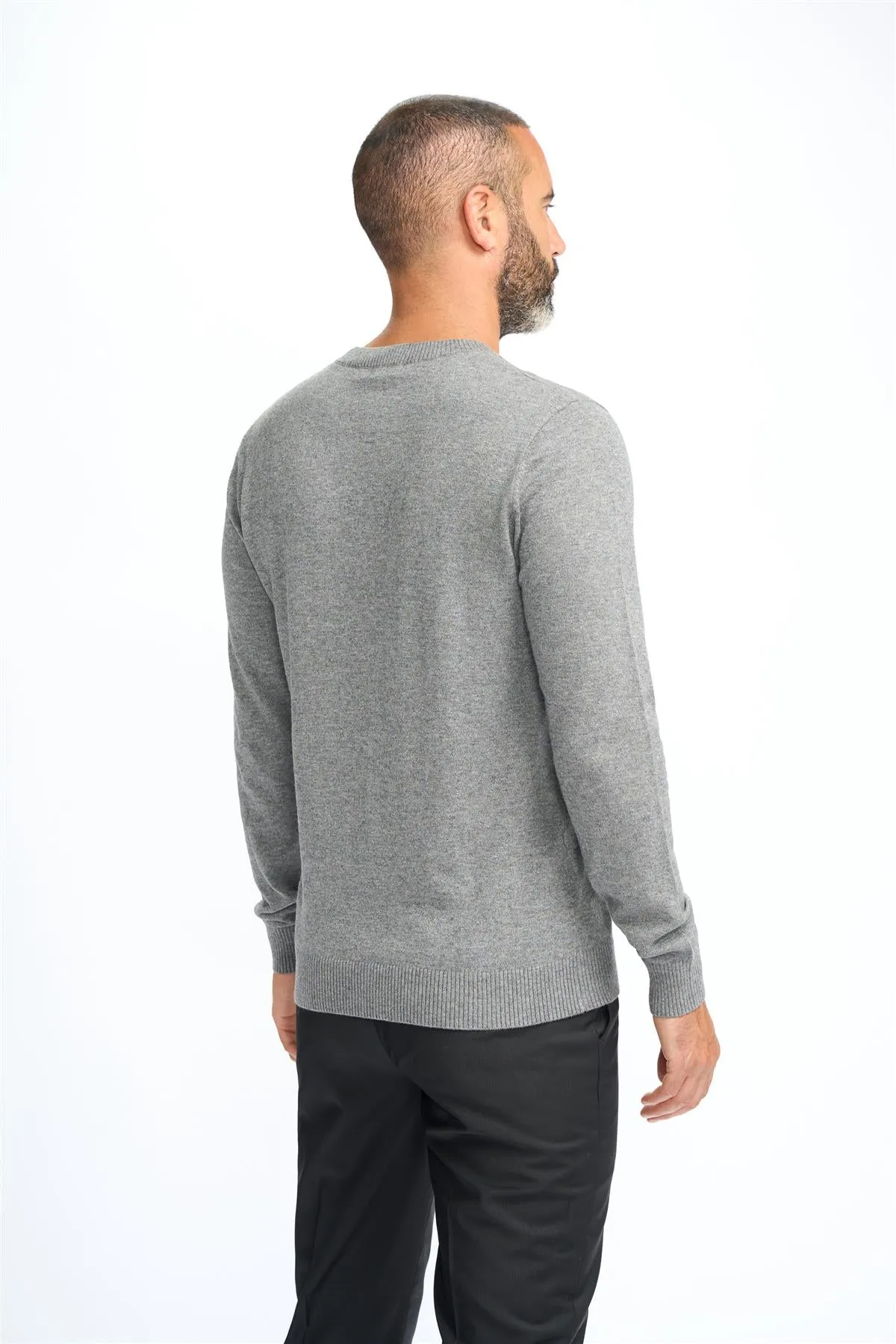 Connall Grey Jumper sold by House of Cavani product image thumbnail 3