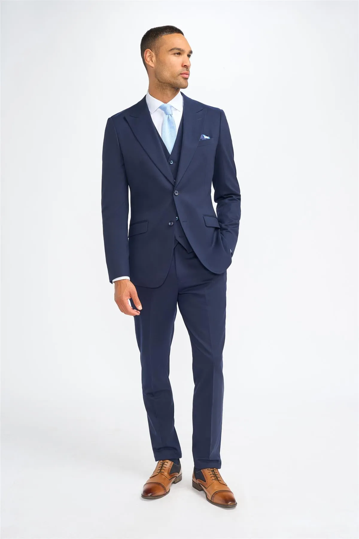 James Navy Blazer sold by House of Cavani product image thumbnail 2