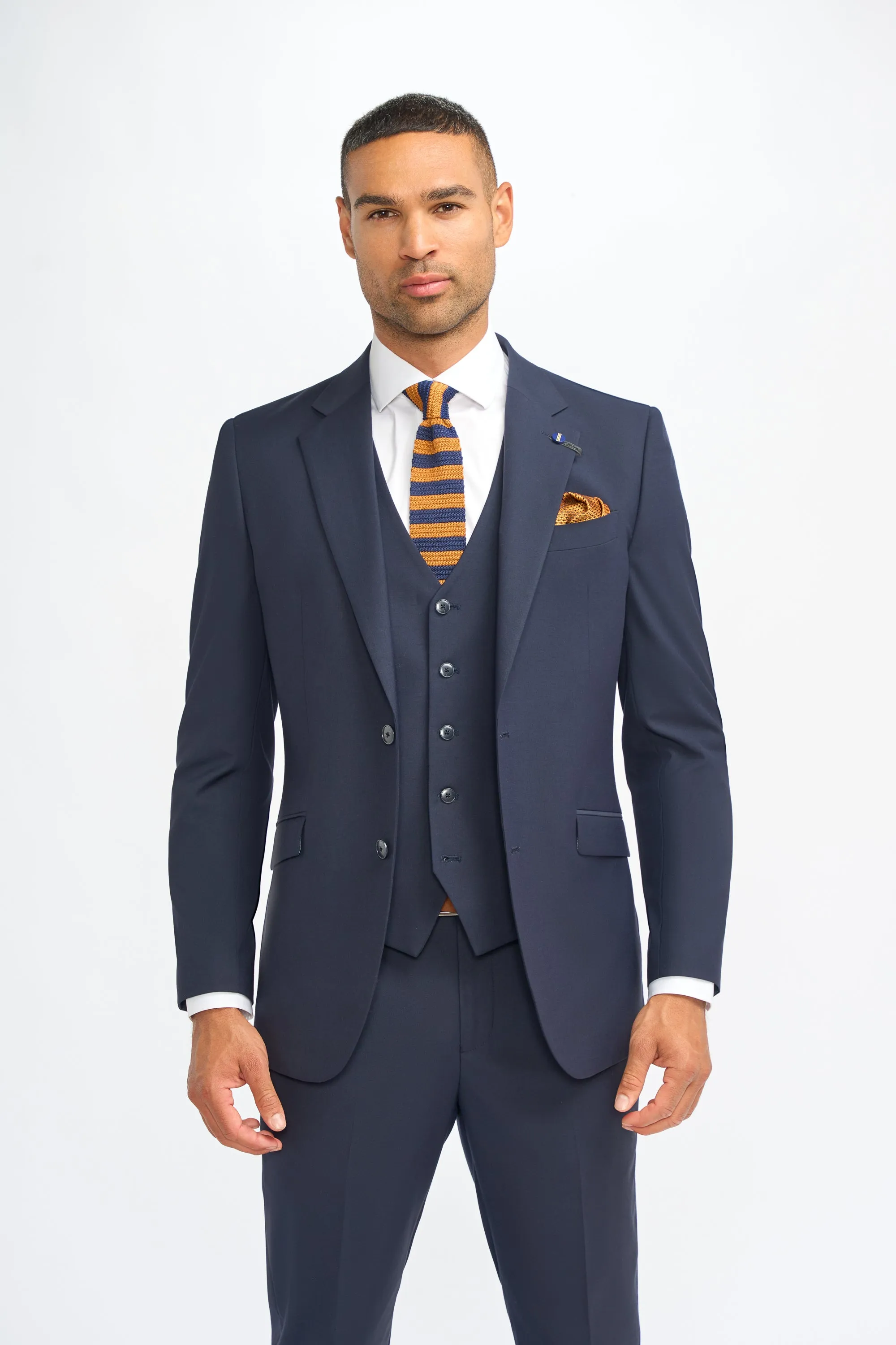 Malibu Navy Three Piece Suit sold by House of Cavani product image thumbnail 2