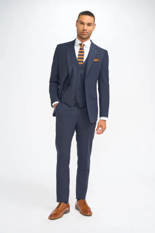 Malibu Navy Three Piece Suit sold by House of Cavani