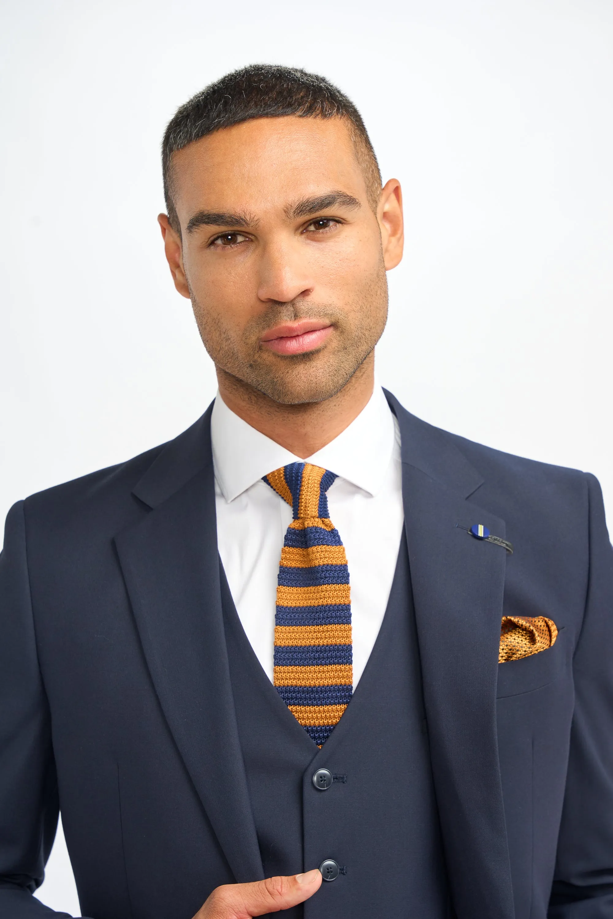 Malibu Navy Three Piece Suit sold by House of Cavani product image thumbnail 3