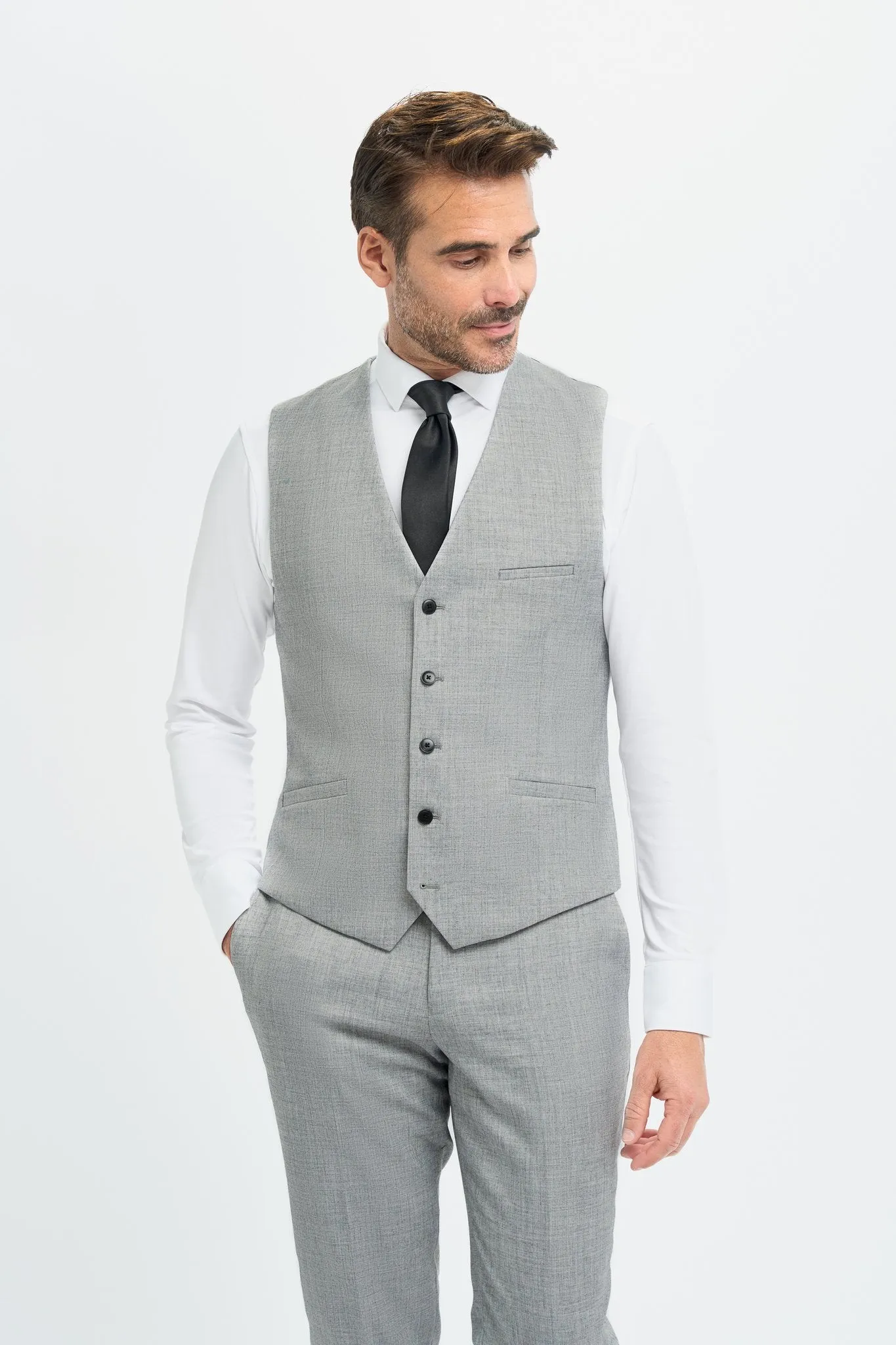Malibu Grey Three Piece Suit sold by House of Cavani product image thumbnail 5