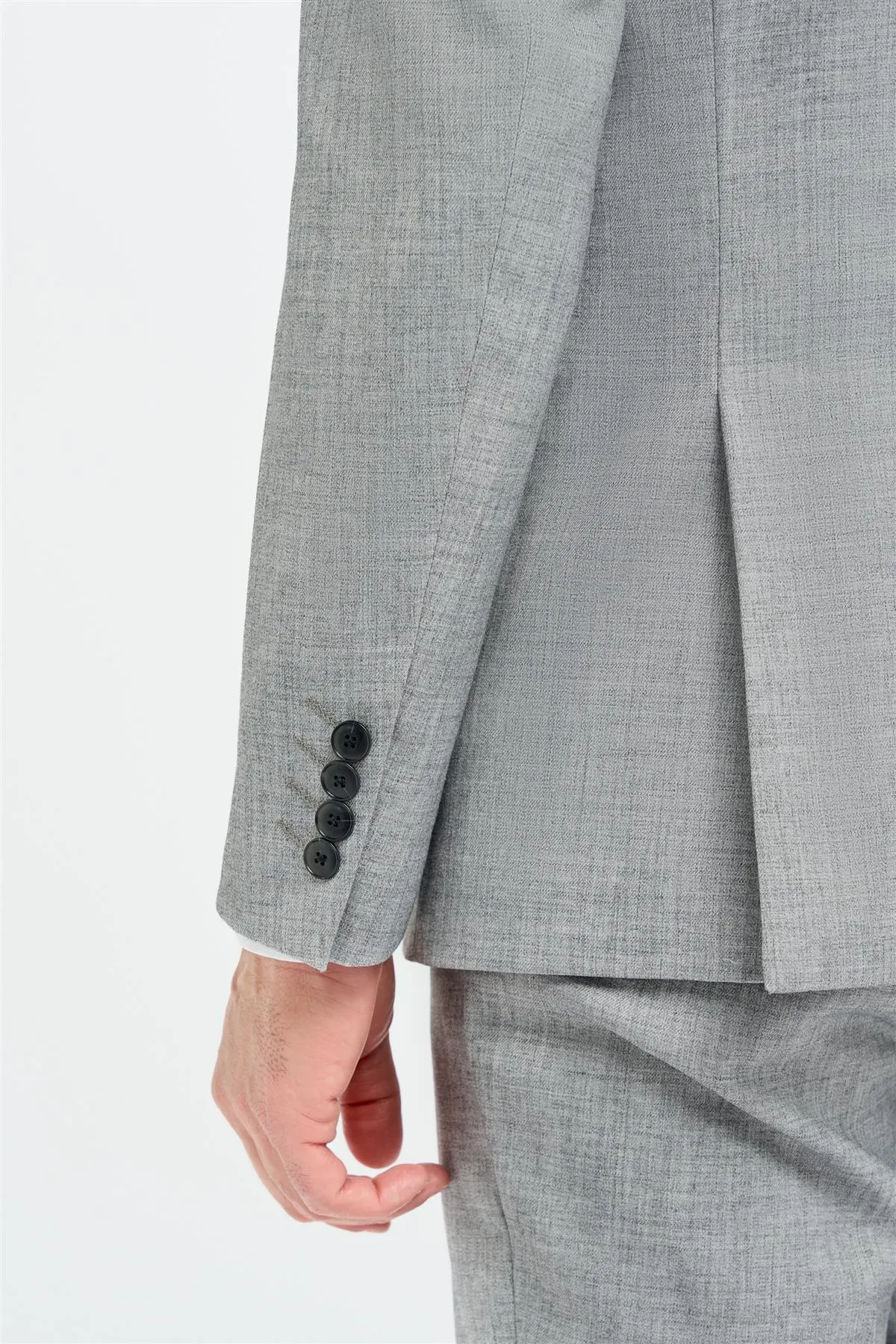 Malibu Grey Short Blazer sold by House of Cavani product image thumbnail 4