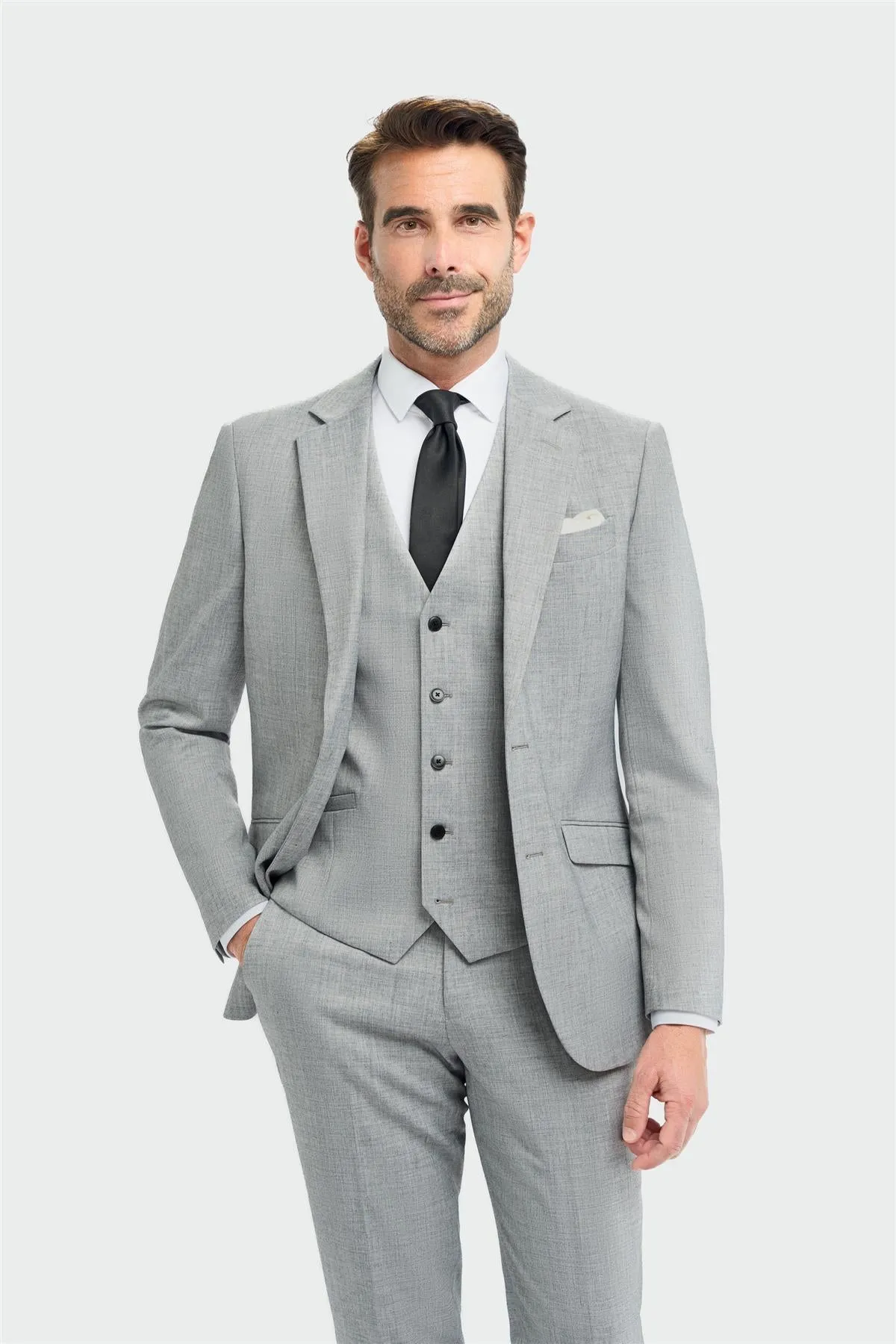 Malibu Grey Short Blazer sold by House of Cavani
