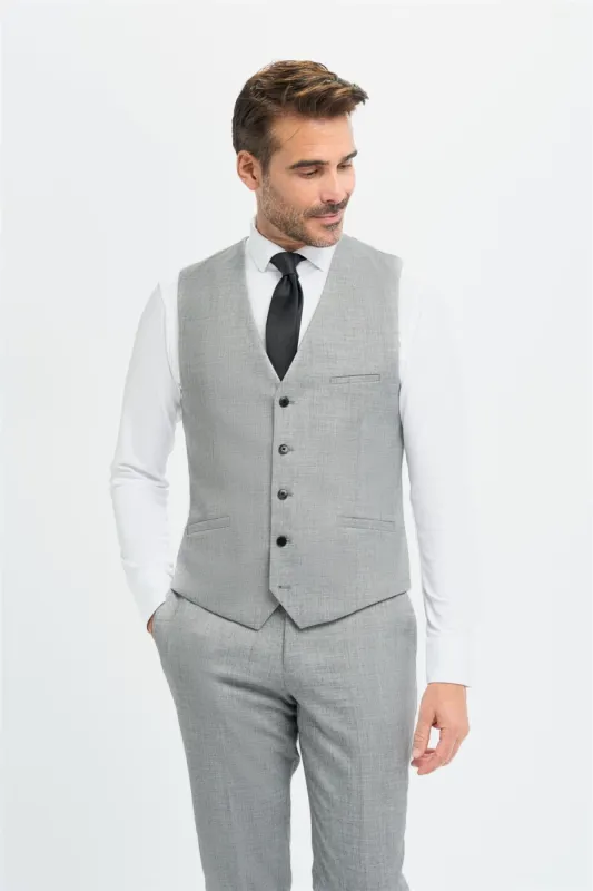 Malibu Grey Waistcoat sold by House of Cavani