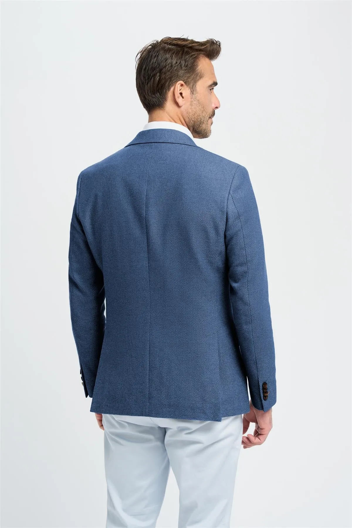 Felix Blue Blazer sold by House of Cavani product image thumbnail 3