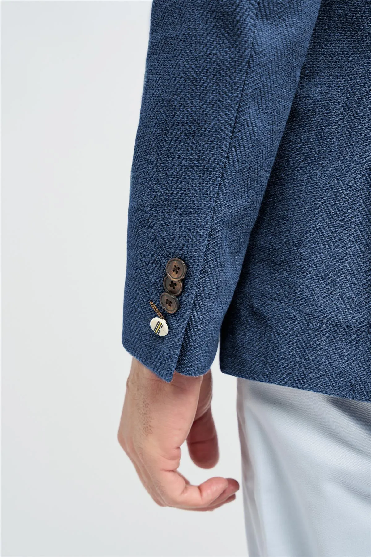 Felix Blue Blazer sold by House of Cavani product image thumbnail 4