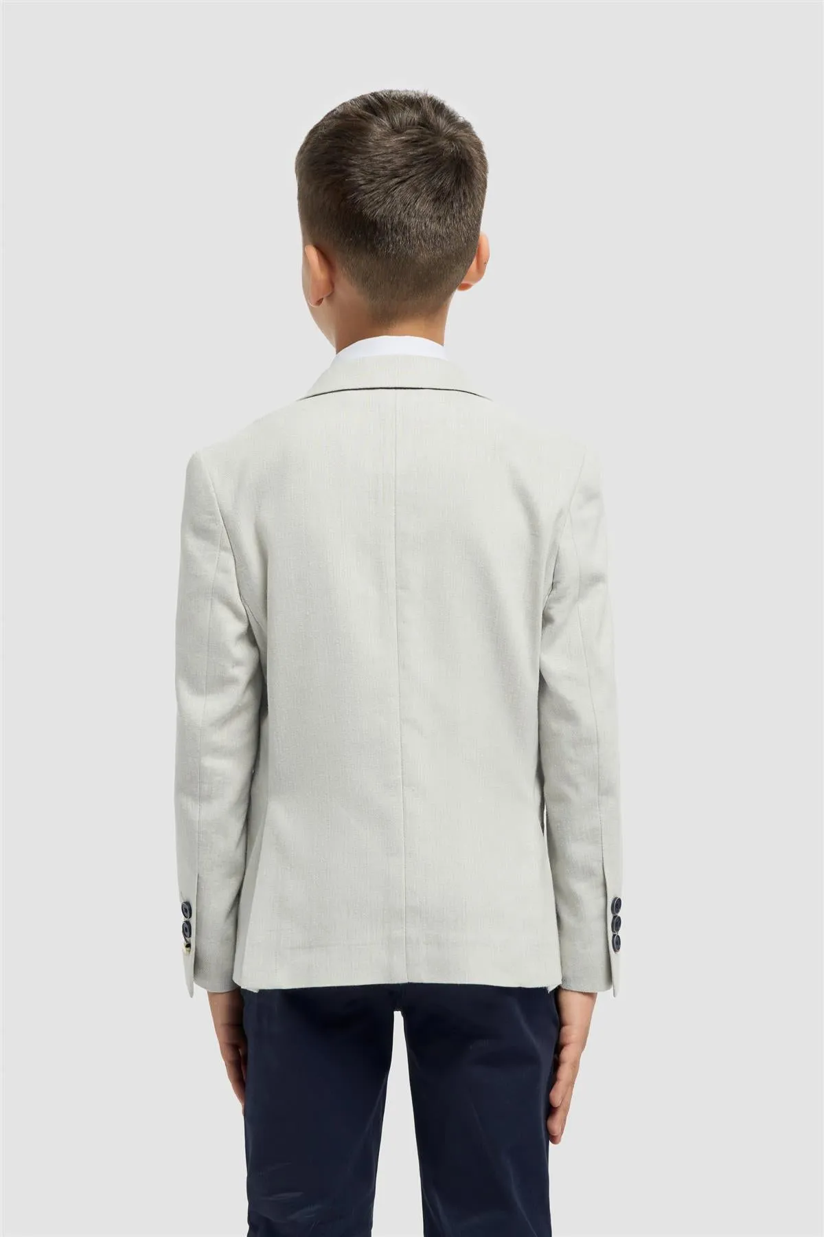Boys Luigi Slate Blazer sold by House of Cavani product image thumbnail 4