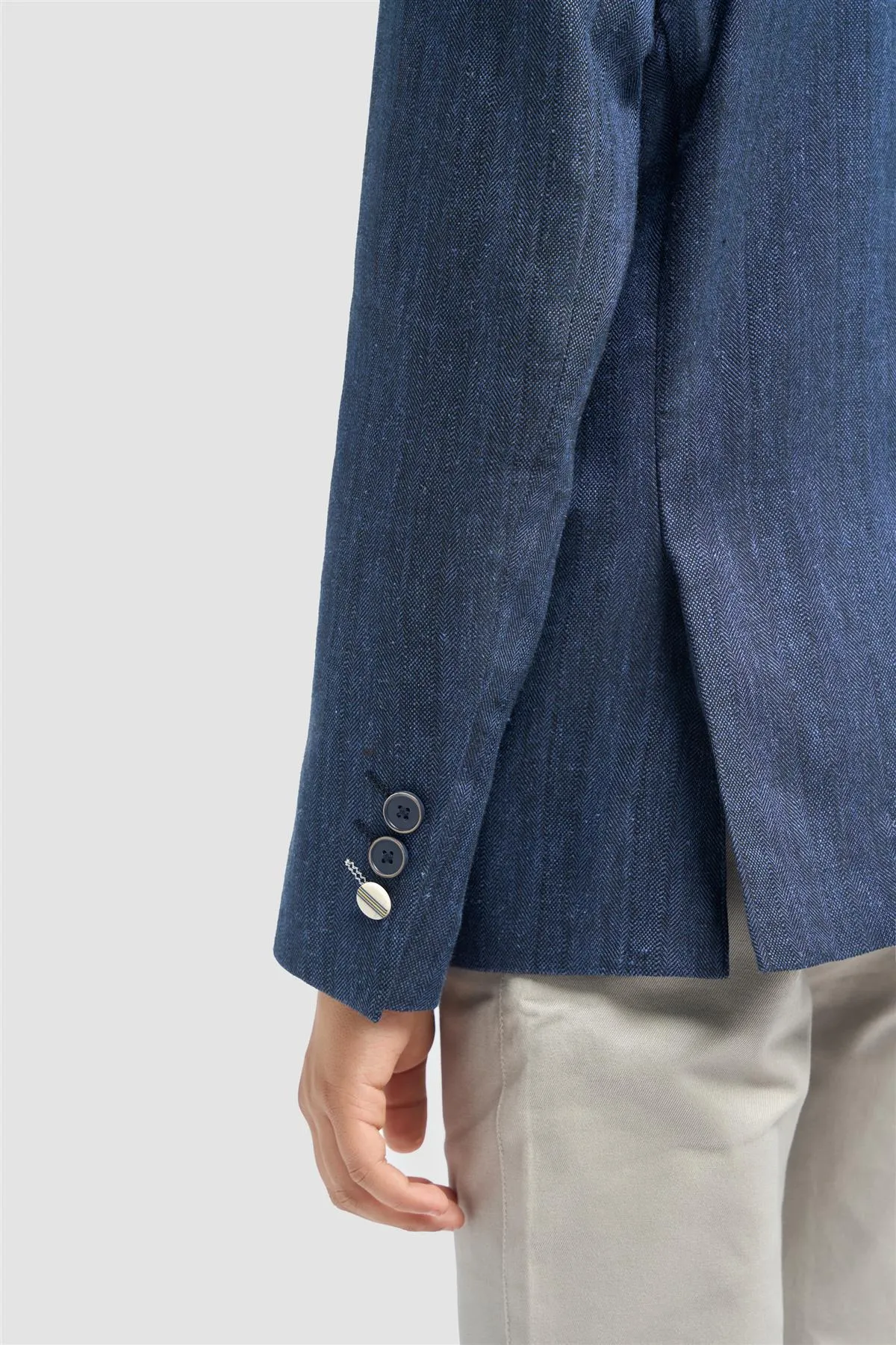Boys Luigi Navy Blazer sold by House of Cavani product image thumbnail 3