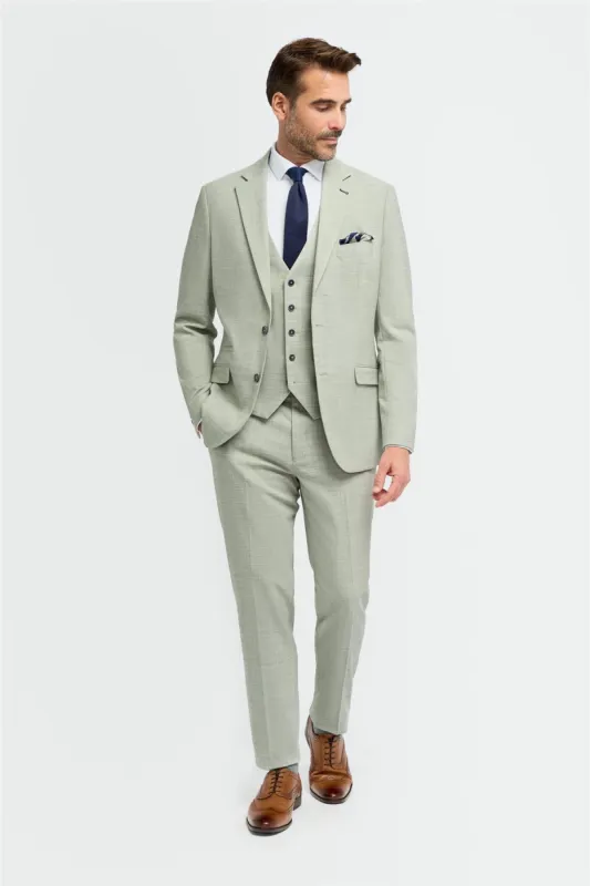 Camden Sage Three Piece Suit sold by House of Cavani