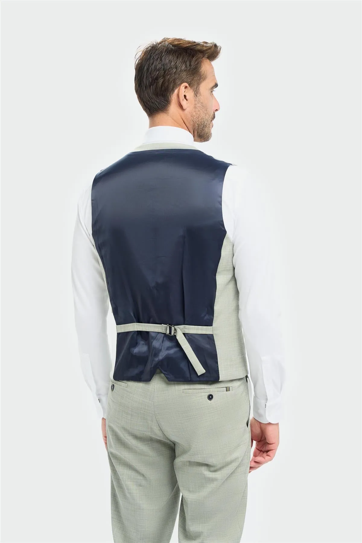 Camden Sage Waistcoat sold by House of Cavani product image thumbnail 5