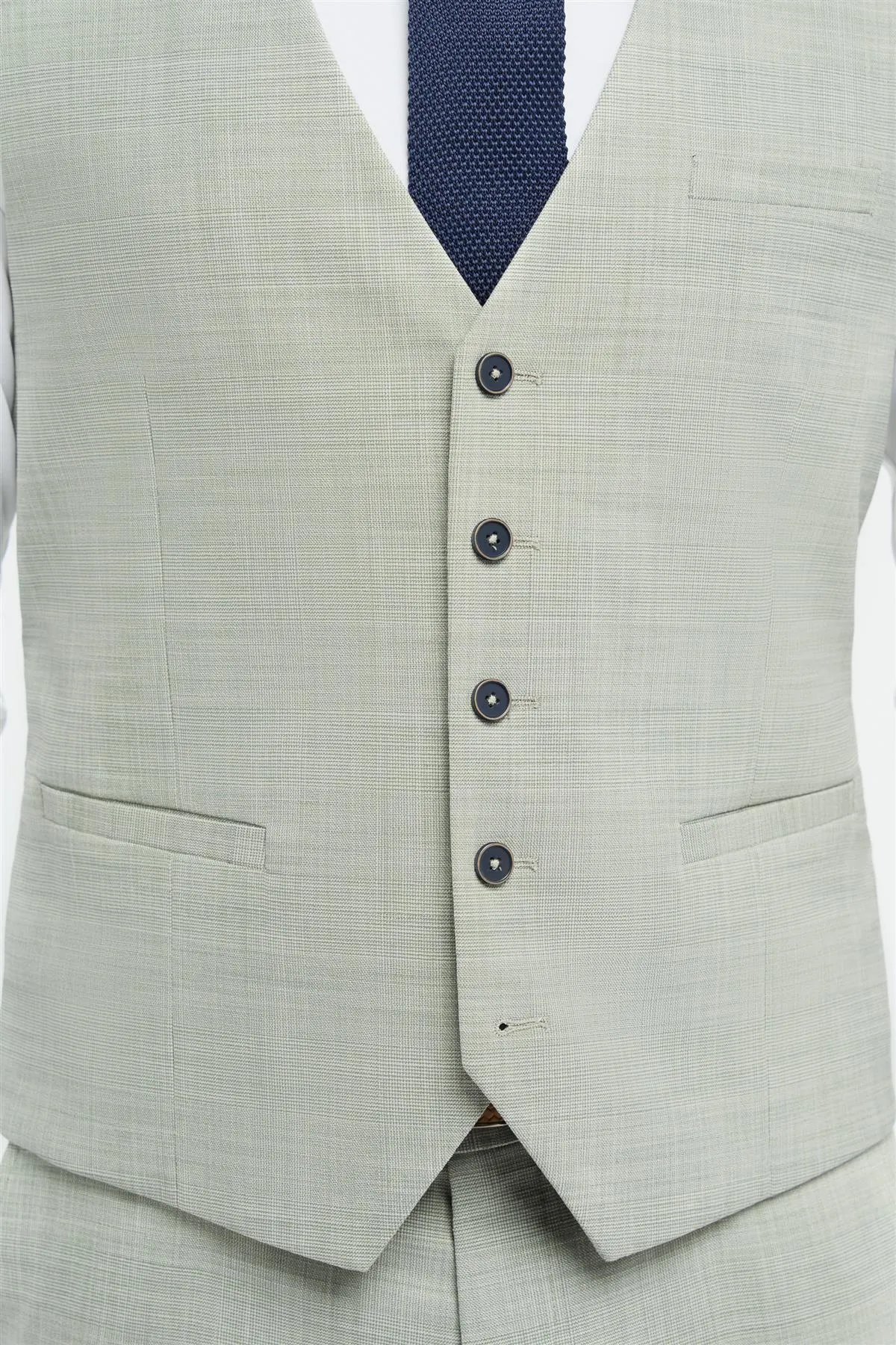 Camden Sage Waistcoat sold by House of Cavani product image thumbnail 4