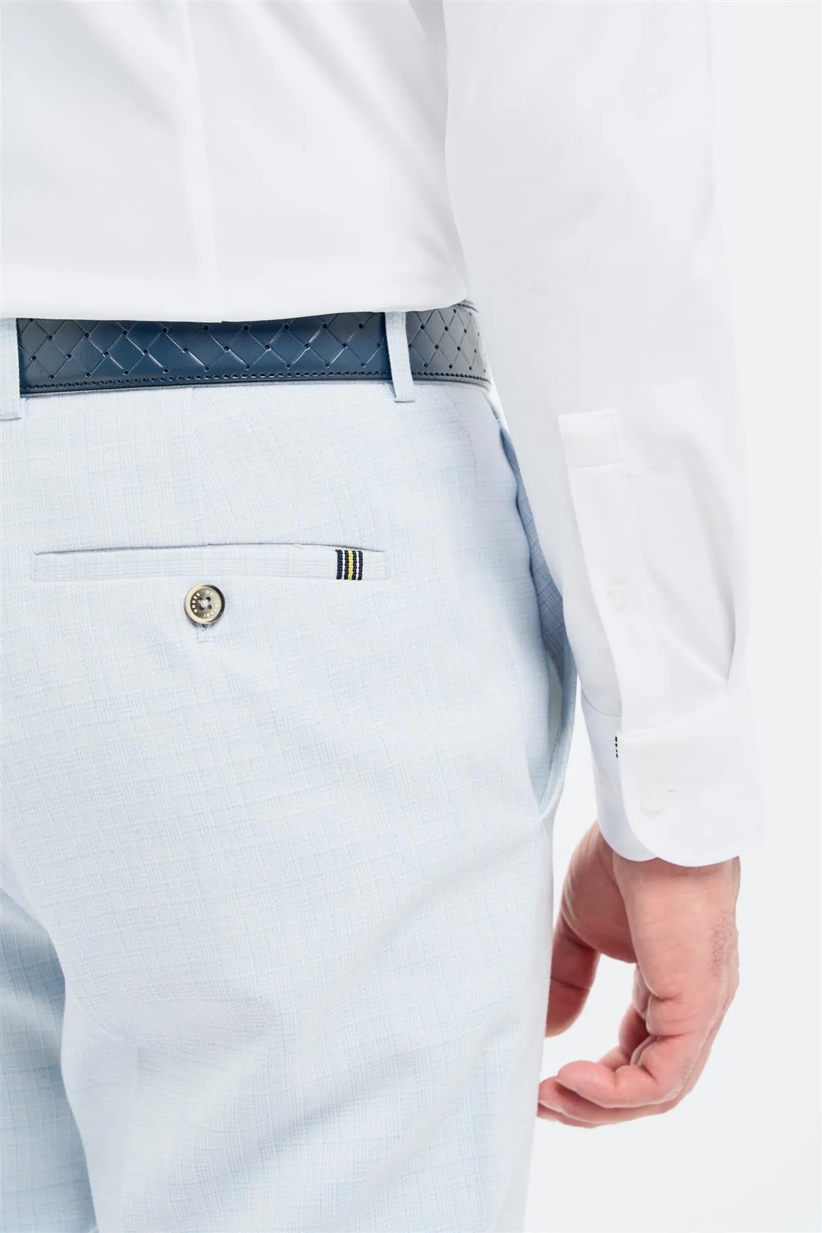 Tropez Sky Trouser sold by House of Cavani product image thumbnail 4