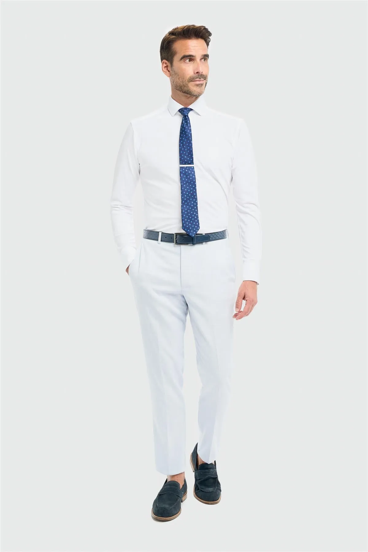 Tropez Sky Trouser sold by House of Cavani product image thumbnail 2