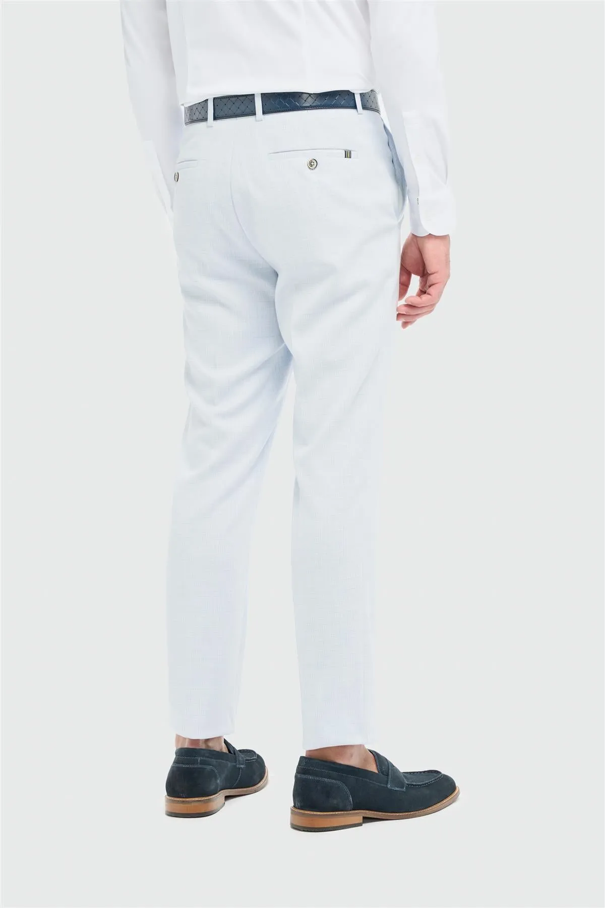 Tropez Sky Trouser sold by House of Cavani product image thumbnail 3