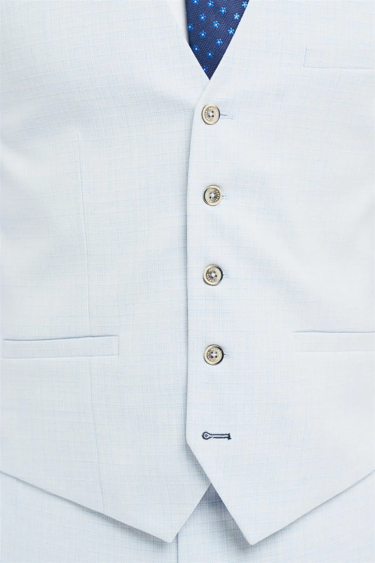 Tropez Sky Waistcoat sold by House of Cavani product image thumbnail 4