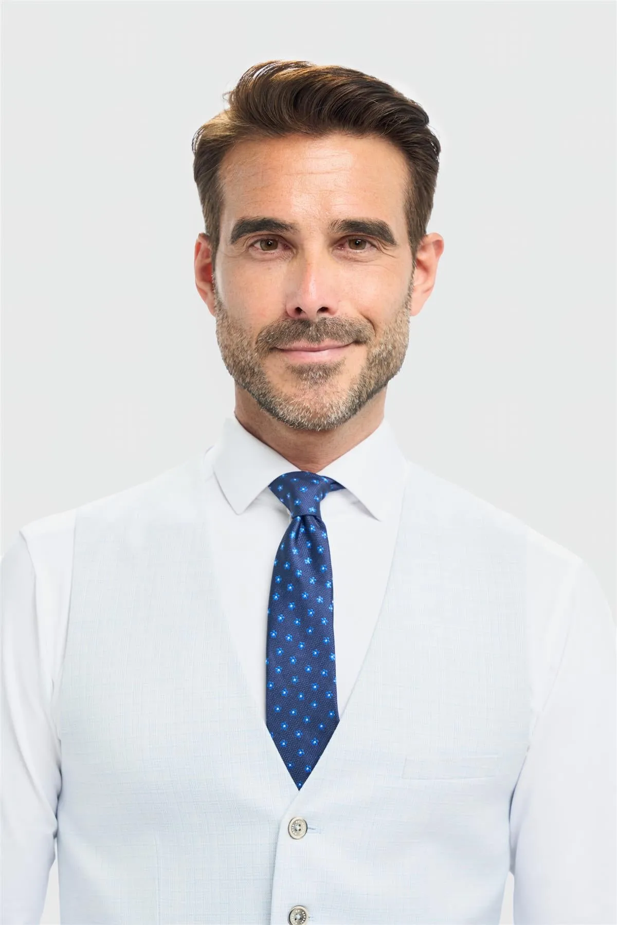Tropez Sky Waistcoat sold by House of Cavani product image thumbnail 3