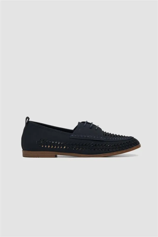 Calvina Navy Shoe sold by House of Cavani