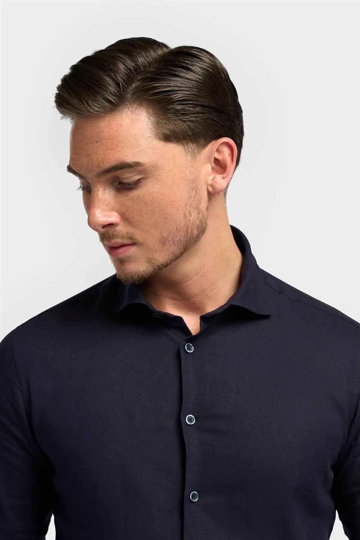 Matera Navy Shirt sold by House of Cavani product image thumbnail 3