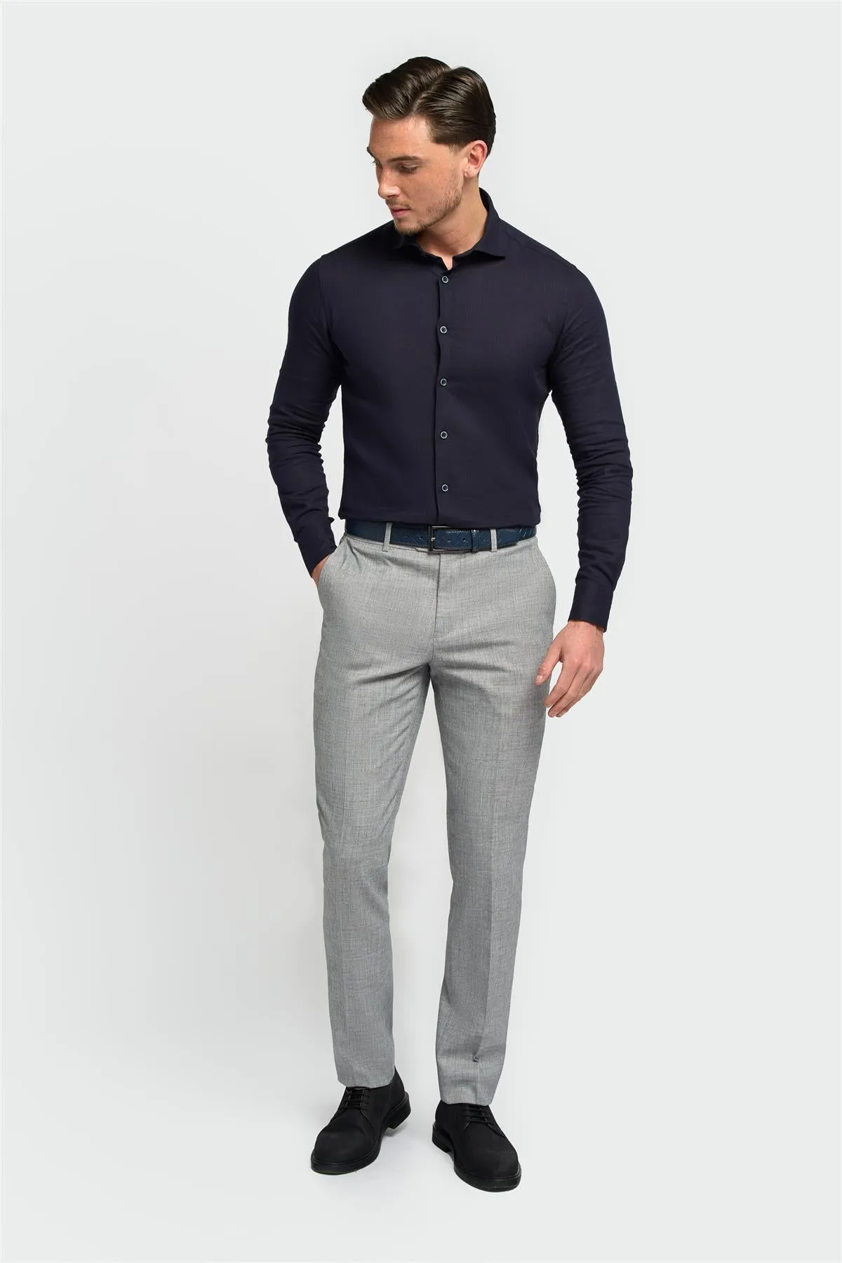 Matera Navy Shirt sold by House of Cavani product image thumbnail 2