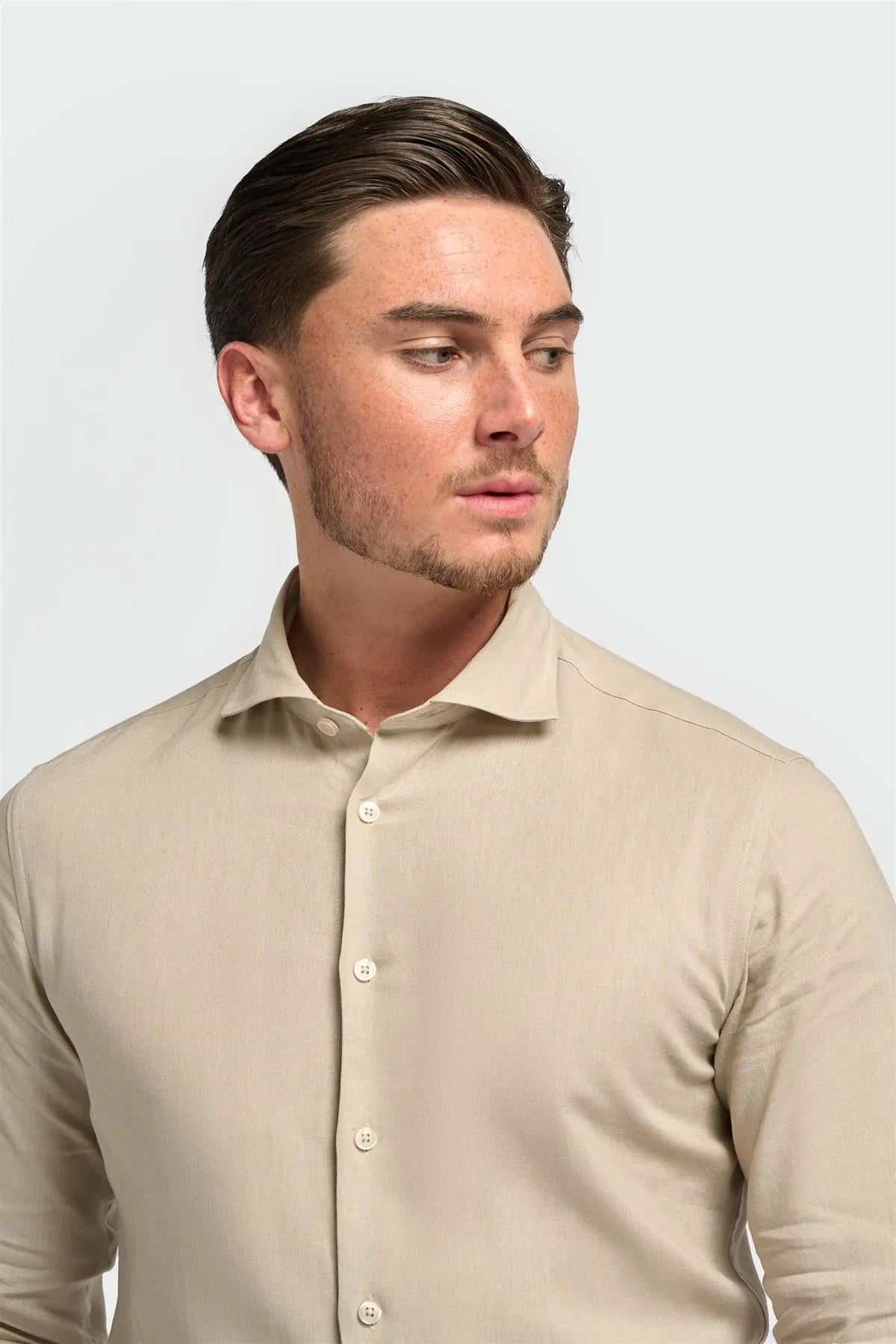 Matera Taupe Shirt sold by House of Cavani product image thumbnail 3