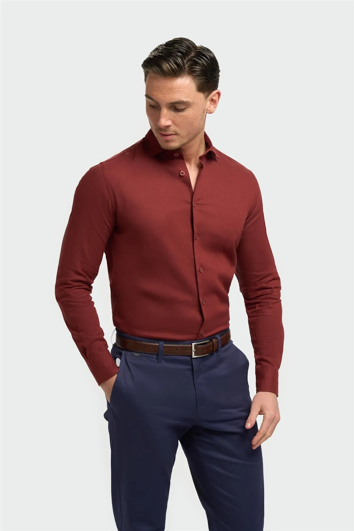 Matera Rust Shirt sold by House of Cavani