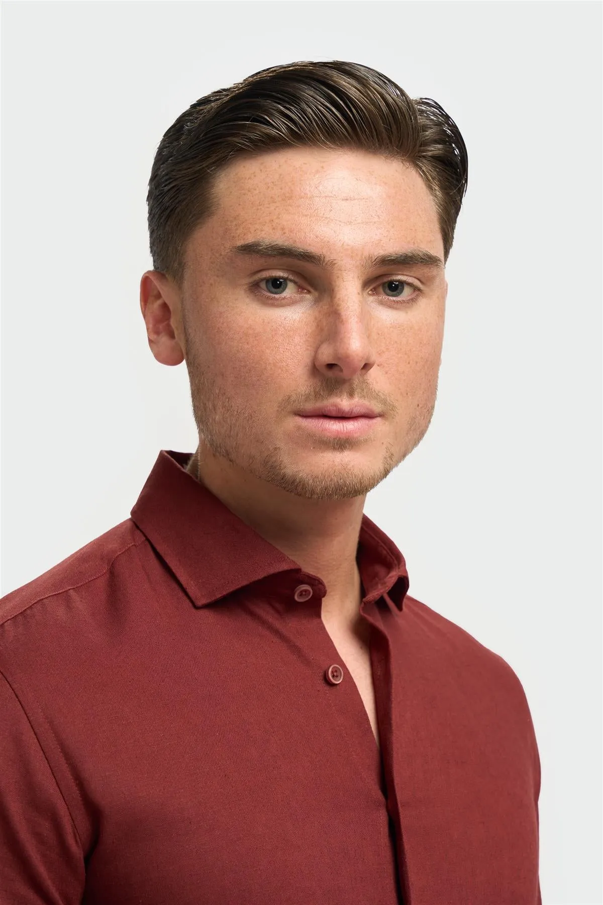 Matera Rust Shirt sold by House of Cavani product image thumbnail 3