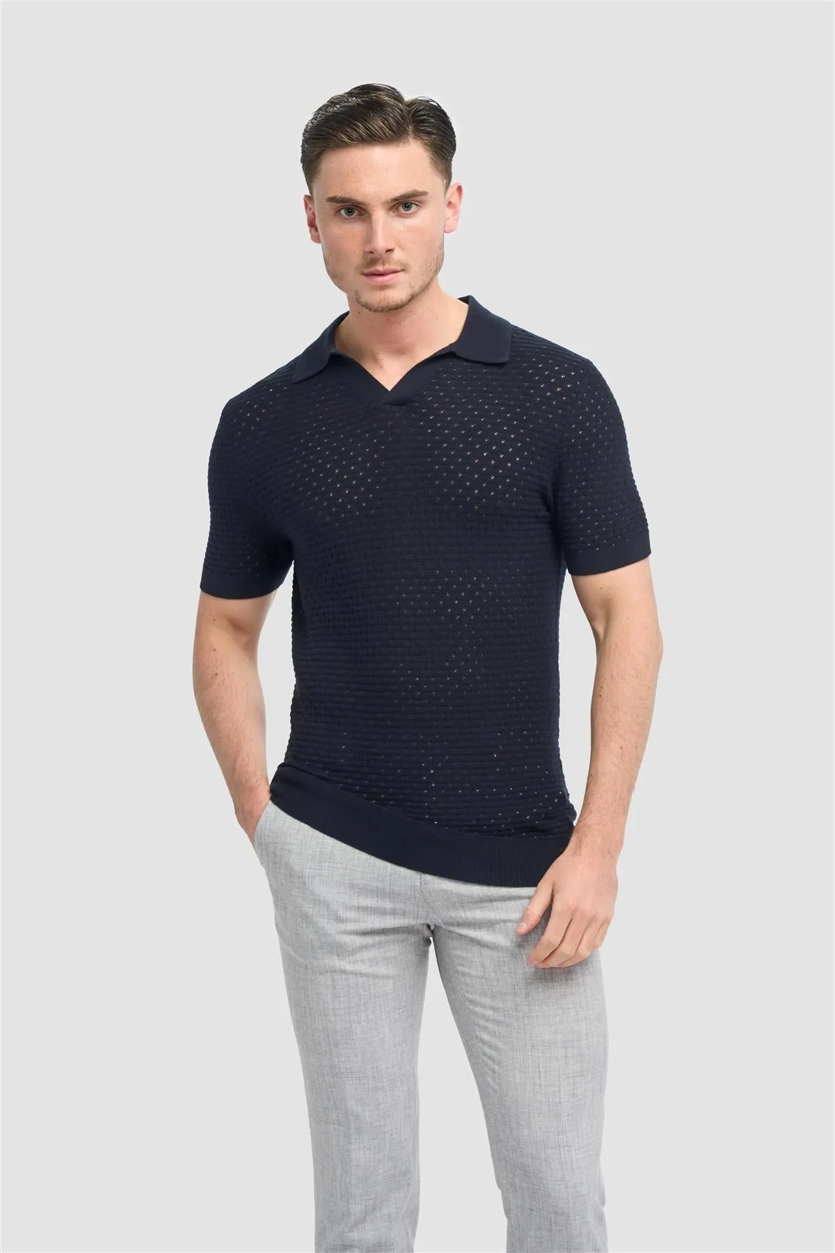 Axel Navy Top sold by House of Cavani