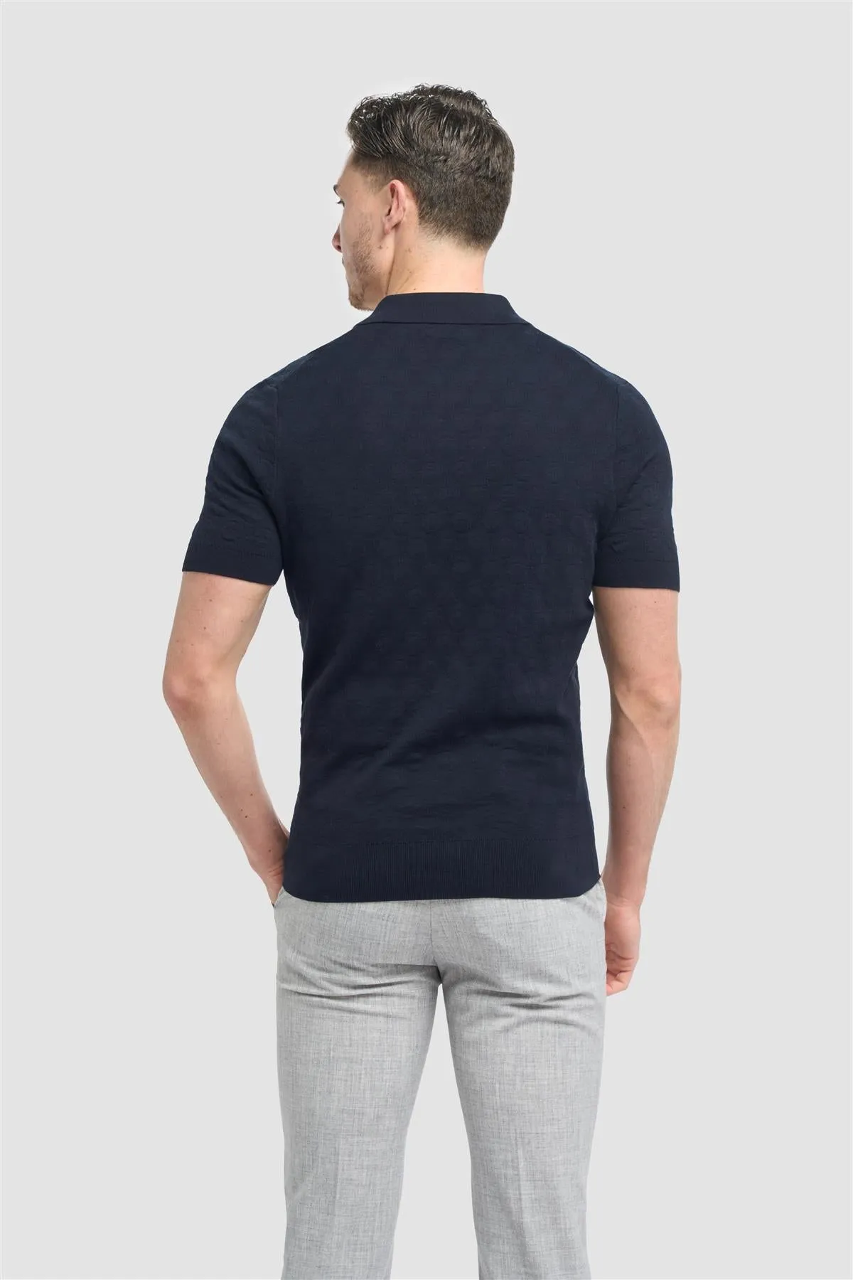 Armando Navy Polo sold by House of Cavani product image thumbnail 3