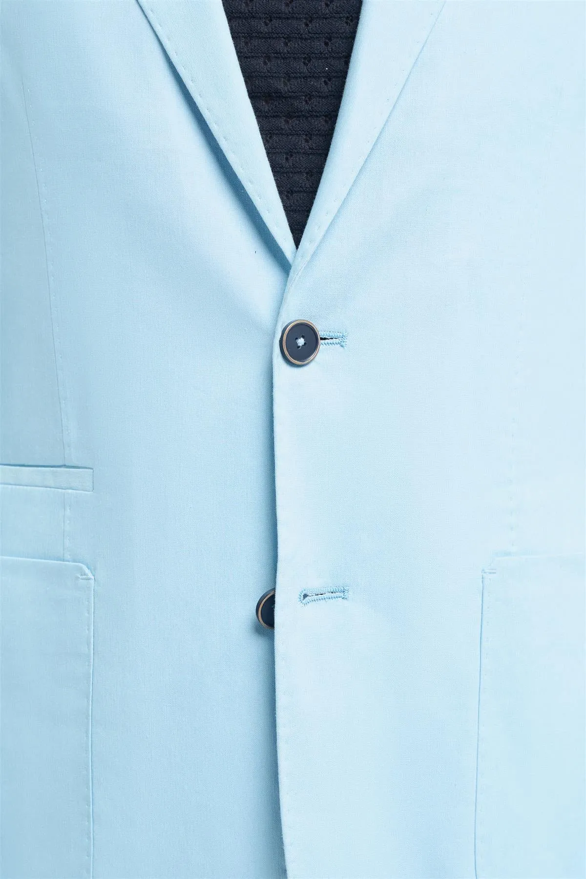 Luca Sky Blue Blazer sold by House of Cavani product image thumbnail 4
