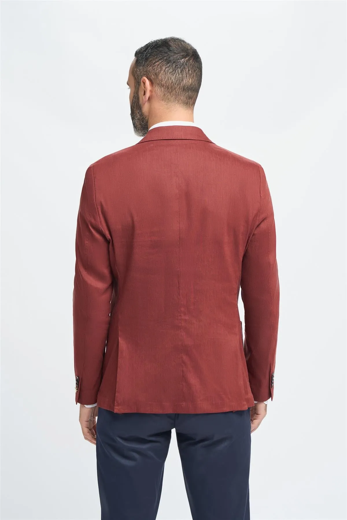 Luca Rust Blazer sold by House of Cavani product image thumbnail 5