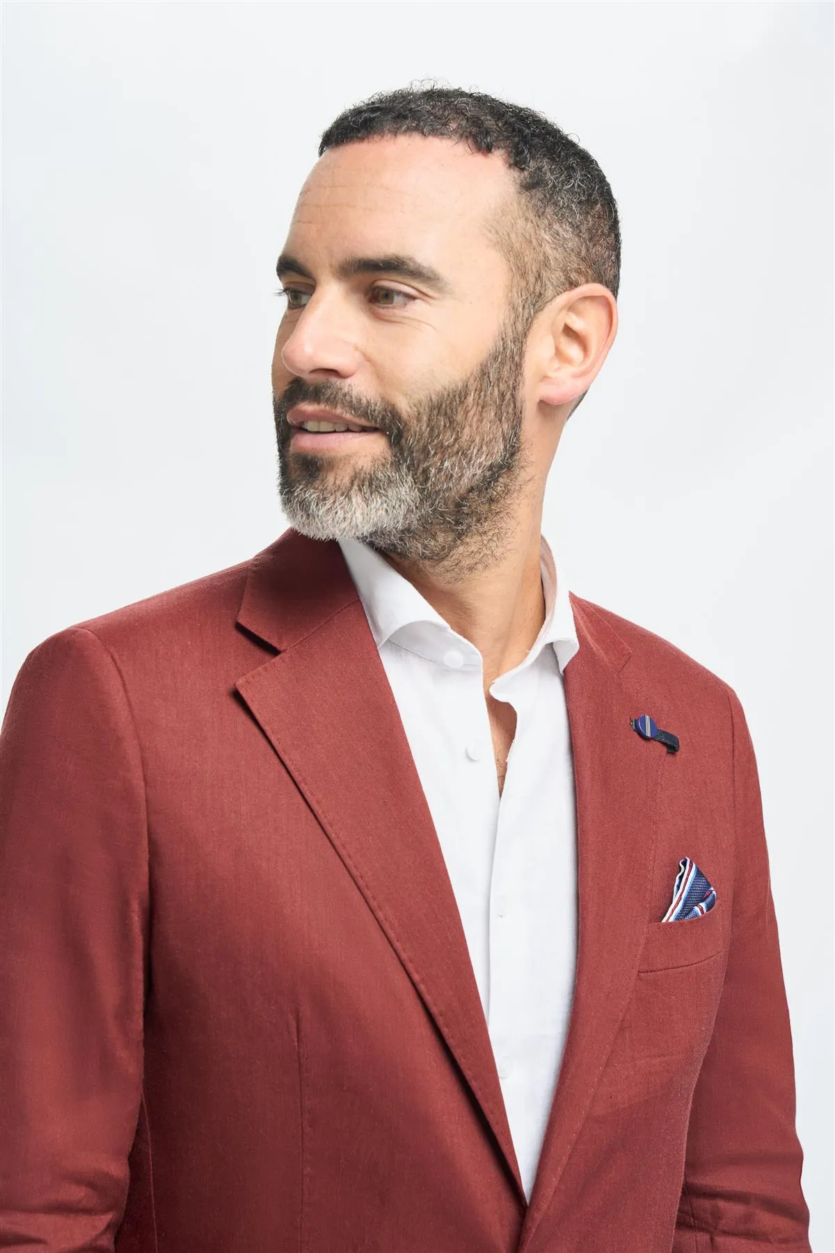 Luca Rust Blazer sold by House of Cavani product image thumbnail 3