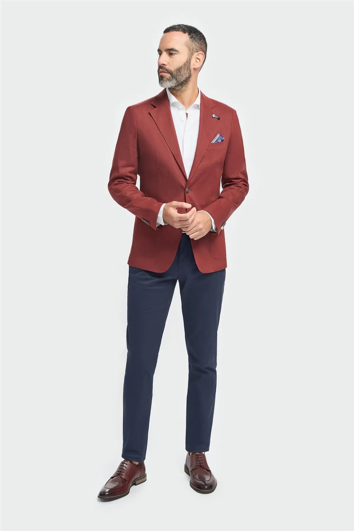 Luca Rust Blazer sold by House of Cavani product image thumbnail 2