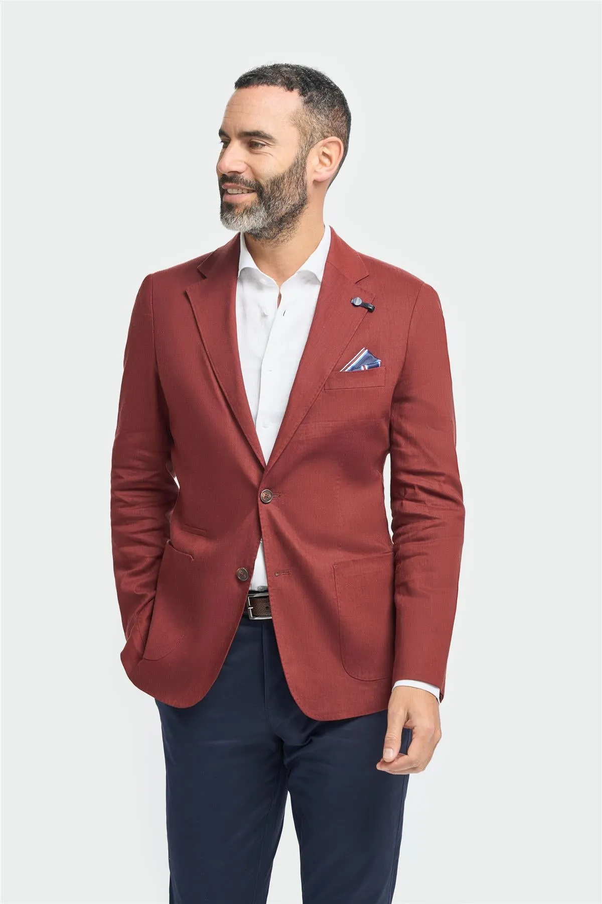 Luca Rust Blazer sold by House of Cavani