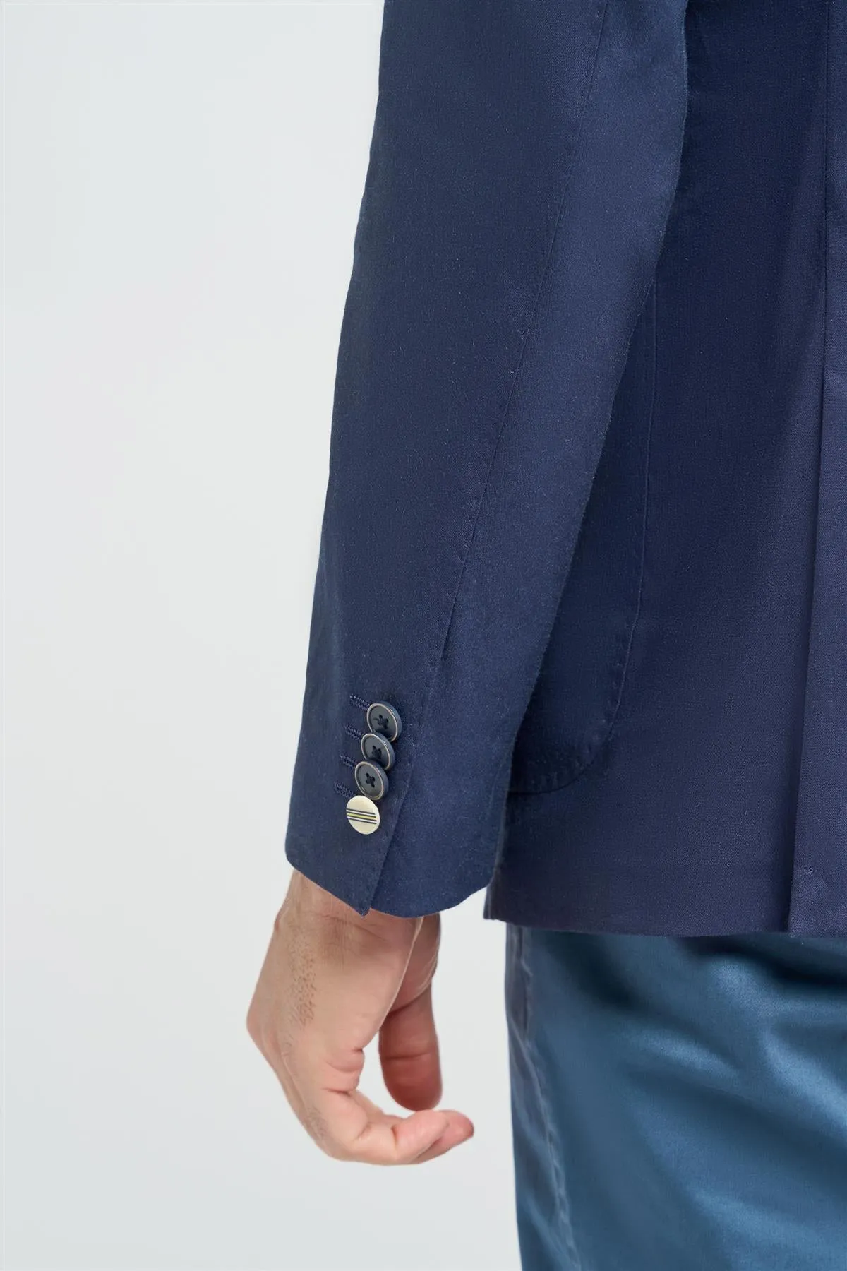 Luca Navy Blazer sold by House of Cavani product image thumbnail 4