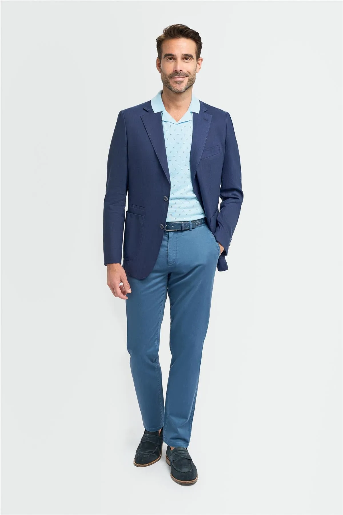 Luca Navy Blazer sold by House of Cavani product image thumbnail 2