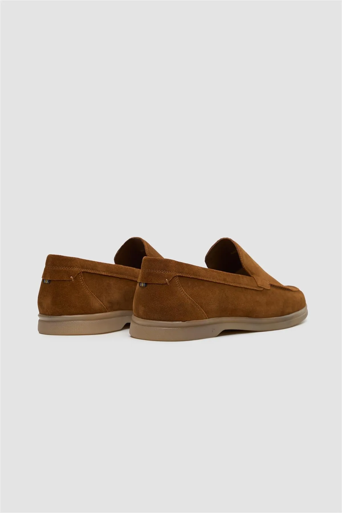 Breezy Tan Slip-On Suede Loafers sold by House of Cavani product image thumbnail 4