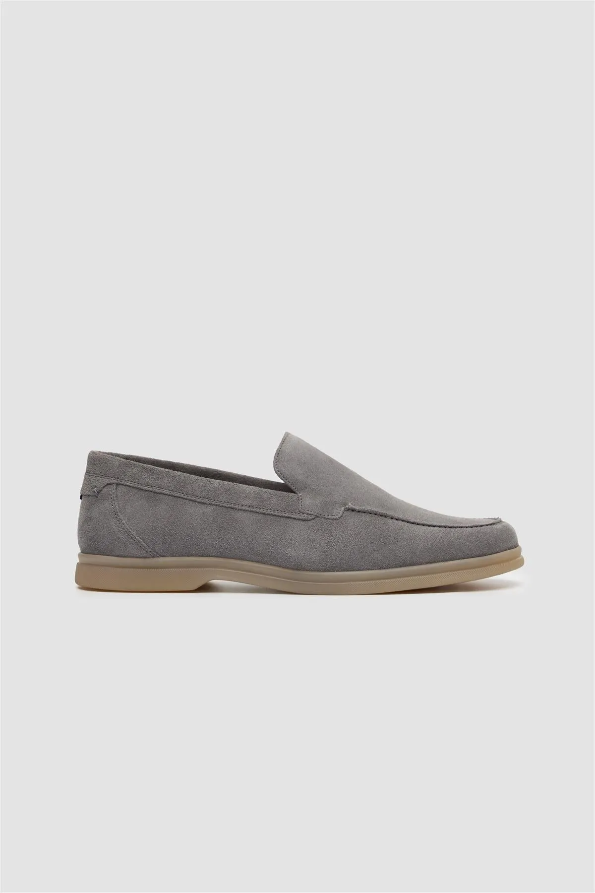 Breezy Grey Slip-On Suede Loafers sold by House of Cavani product image thumbnail 2