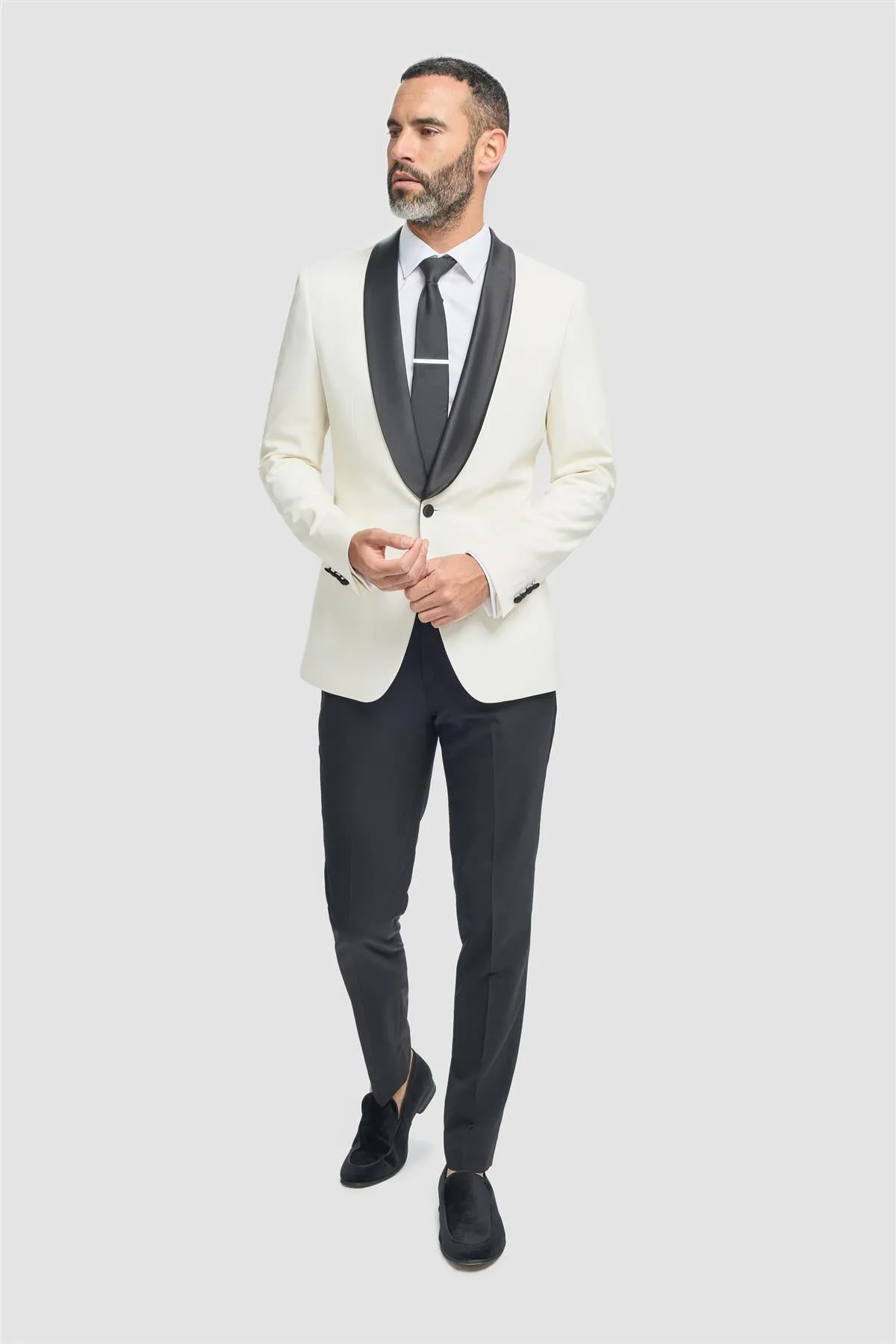Aspen Ecru Blazer sold by House of Cavani product image thumbnail 2