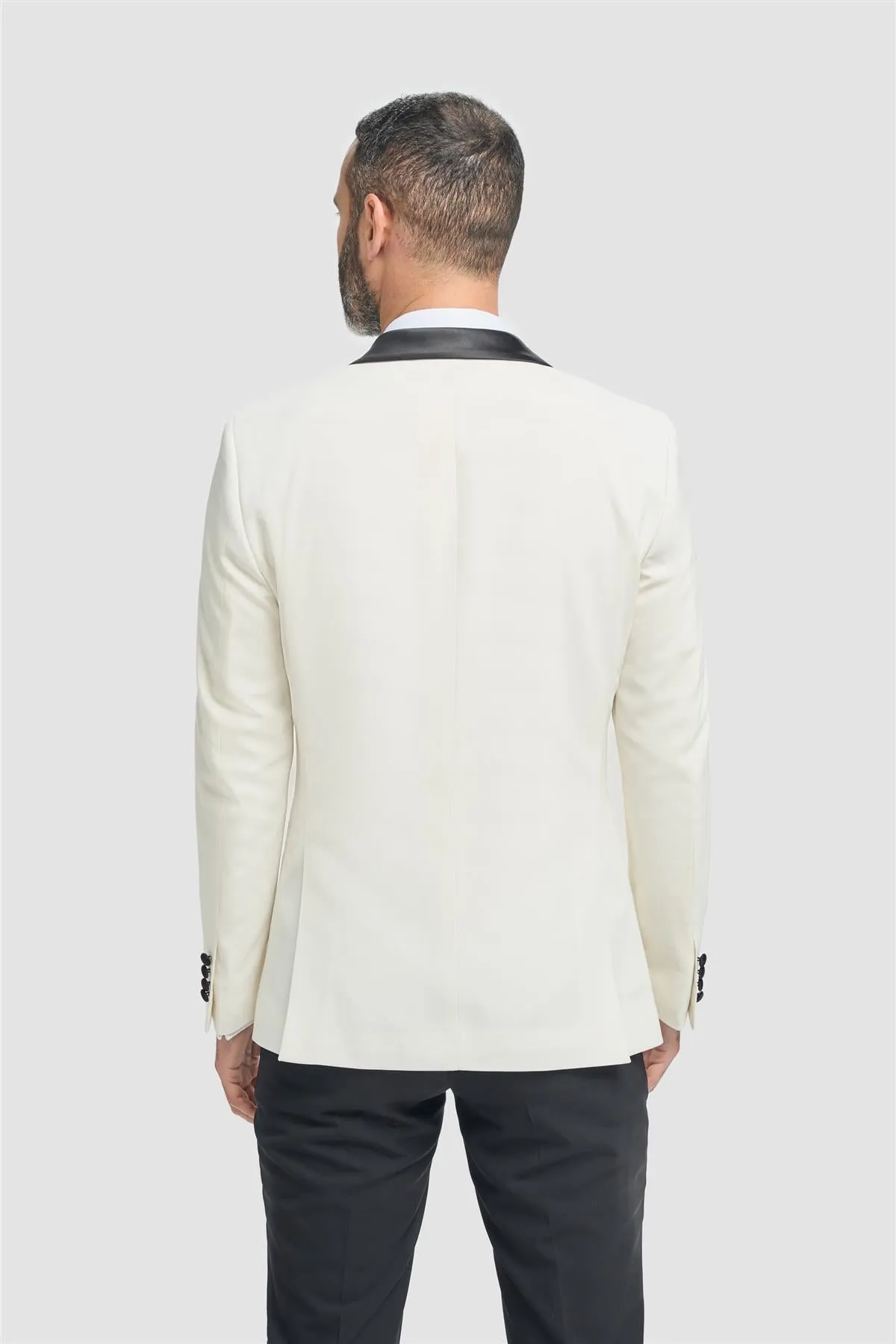 Aspen Ecru Blazer sold by House of Cavani product image thumbnail 3