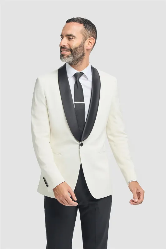 Aspen Ecru Blazer sold by House of Cavani
