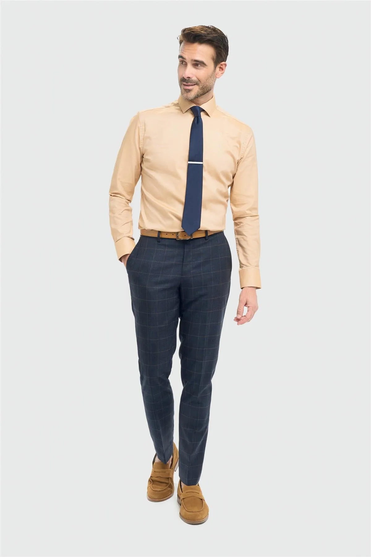 Torino Navy Trouser sold by House of Cavani product image thumbnail 2