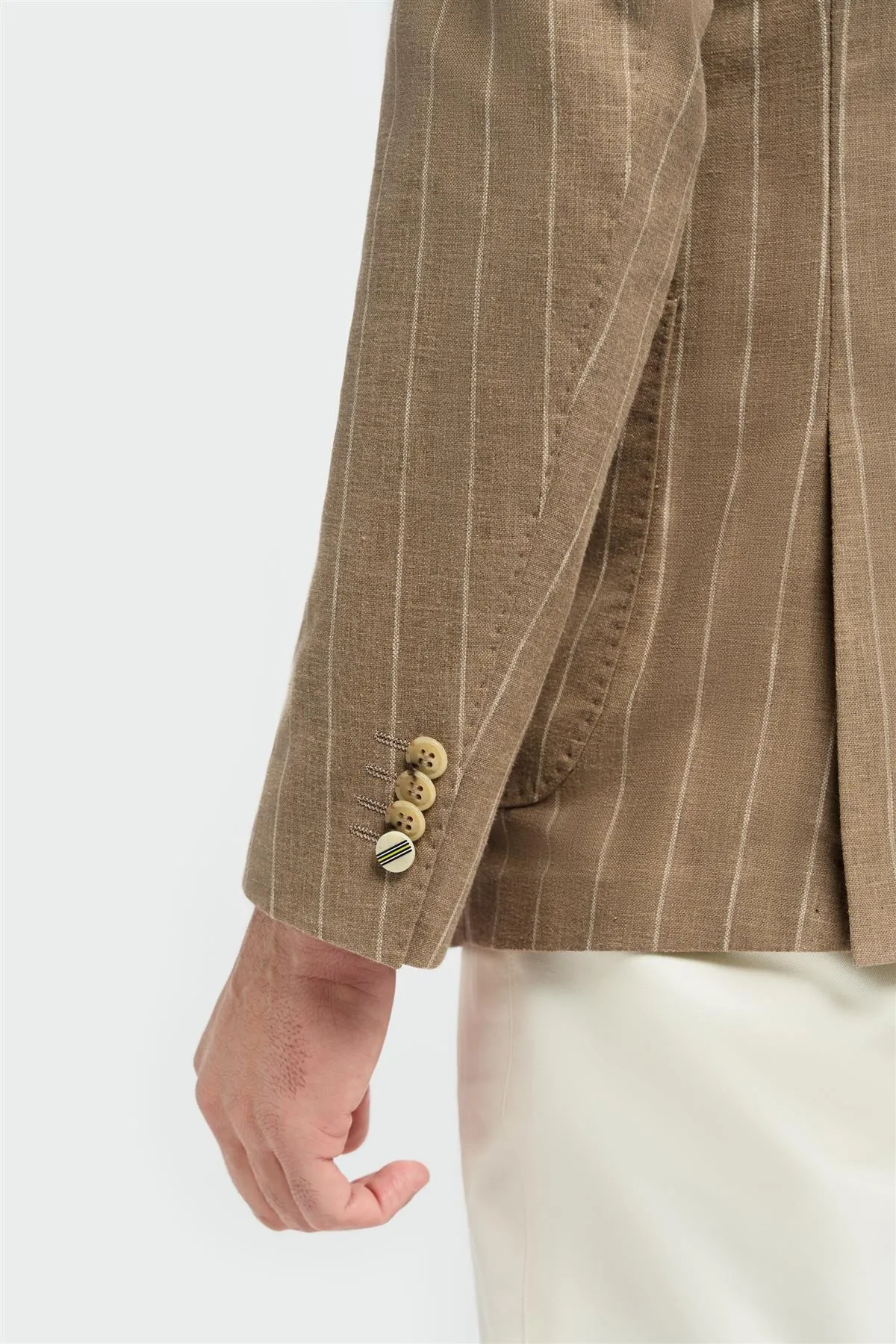 Piero Sand Blazer sold by House of Cavani product image thumbnail 4