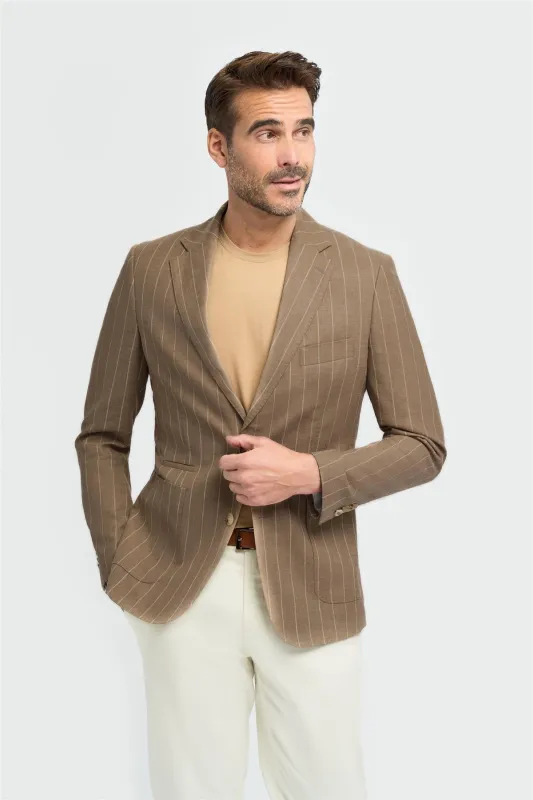 Piero Sand Blazer sold by House of Cavani