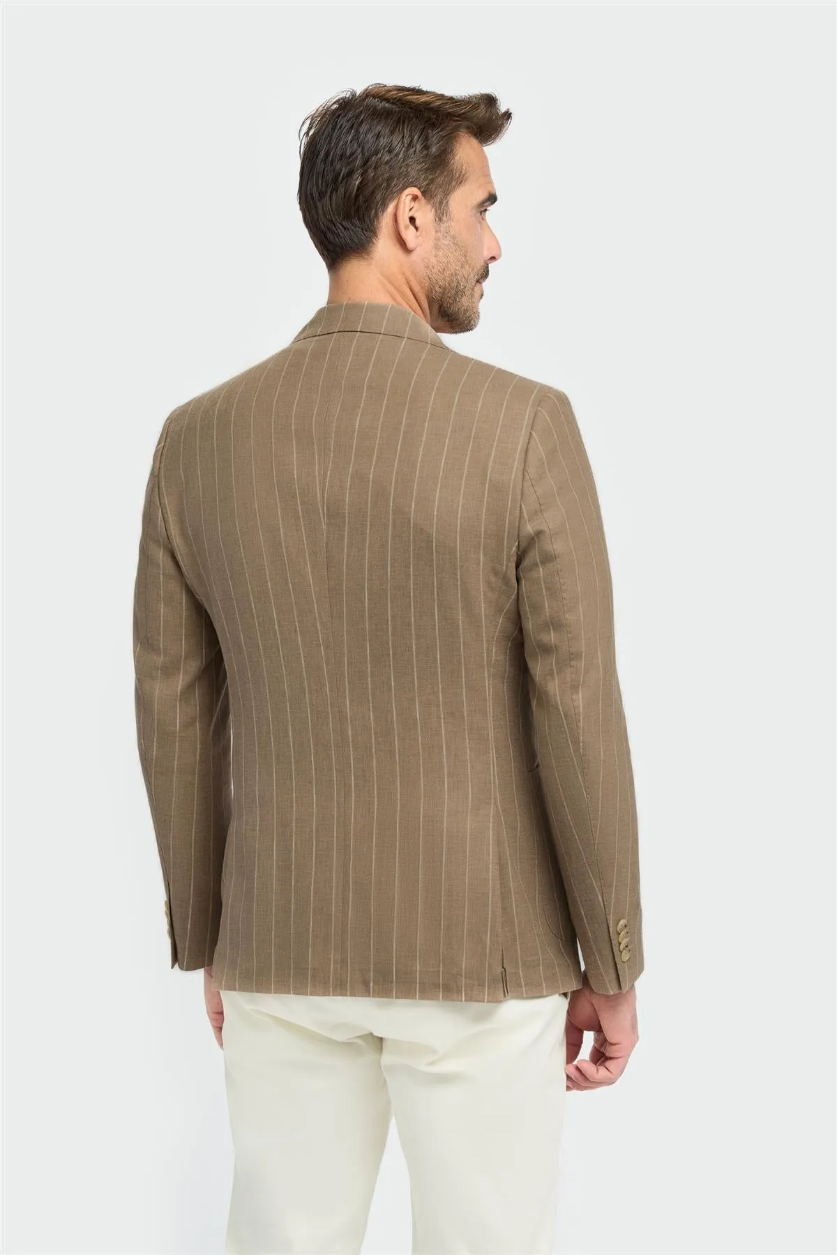 Piero Sand Blazer sold by House of Cavani product image thumbnail 5